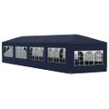vidaXL Záhradný stan 3x12 m, modrý