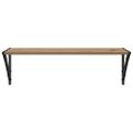 vidaXL Stenné police 2 ks Remeselný dub 80 x 25 x 25,5 cm