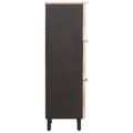 vidaXL Highboard Biele umývanie dokončenie 40 x 33 x 110 cm