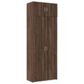 vidaXL Úložná lavička hnedý dub 80x42,5x225 cm kompozitné drevo