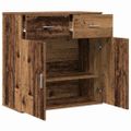 vidaXL Servírovacia skriňa Staré drevo 78 x 38 x 80 cm