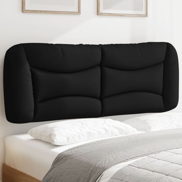 vidaXL Vankúš na čelo postele Hvar čierny 140 cm látka