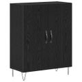 vidaXL Servírovacia skriňa Čierny dub 69,5 x 34 x 90 cm
