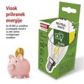 LED žiarovka Filament Mini Globe A CLASS/ E14 / 3,8 W (60 W) / 806 lm / neutrálna biela