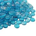 vidaXL Sklenený nugget 17-19 mm Aqua modrá Sklo