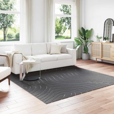 vidaXL Kusové koberce PALMERAS Antracit 240 x 240 cm Polyester