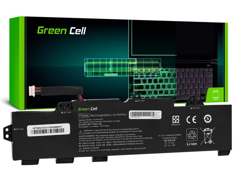 HP166V2 Green Cell batéria TT03XL pre HP EliteBook 755 G5 850 G5, HP ZBook 15u G5