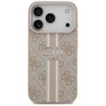 Puzdro Guess 4G Printed Stripes MagSafe pre iPhone 17 Pro ružové