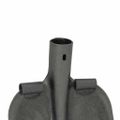 vidaXL Hlava lopaty Strieborná 33 x 21 cm