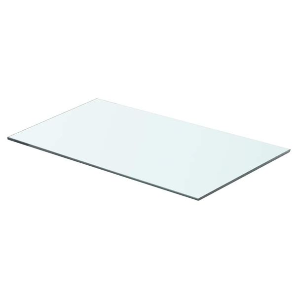 vidaXL Poličkový panel z priehľadného skla, 60x30 cm