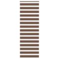 vidaXL Zebra roleta hnedá 90x230 cm šírka látky 85,9 cm polyester