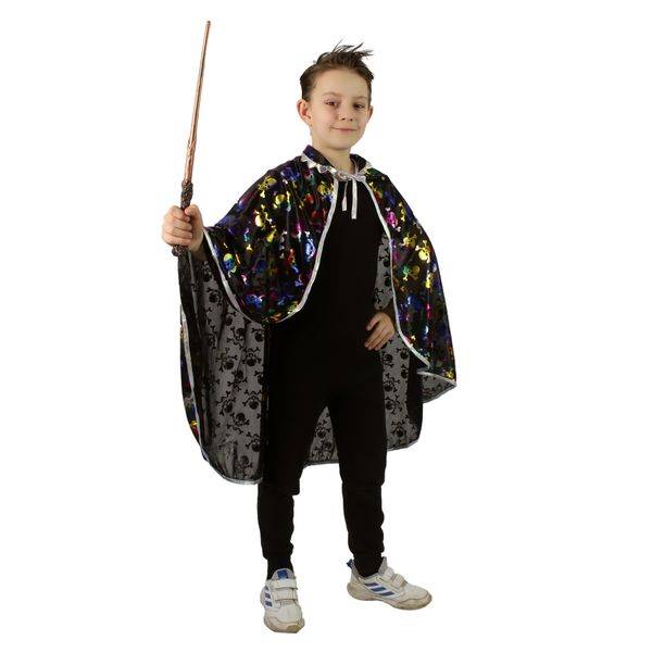 Detský plášť s lebkami