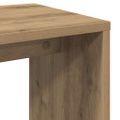 vidaXL Zasúvacie stolíky 3 ks dub artisan kompozitné drevo