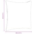 vidaXL Vankúše na pohovku 2 ks látka Tmavozelená 80 x 80 cm