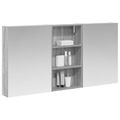 vidaXL Set kabinetov do kúpeľne 3 ks 140 x 14,5 x 70 cm