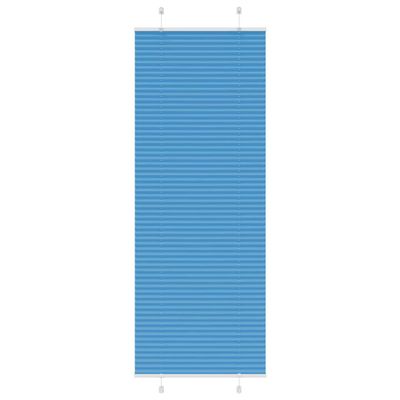vidaXL Plisovaná roleta modrá 70x200 cm šírka látky 69,4 cm polyester