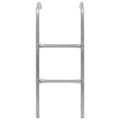 vidaXL Dvojstupňový rebrík k trampolíne, oceľ, strieborný 72 cm (vhodné pre výšku 65 cm)