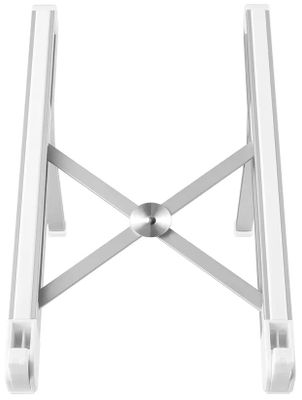 Neomounts  NSLS010 / Foldable Notebook Desk Stand (ergonomic) / Silver Podstavec, pro notebooky, 11"-17", nosnost 5kg, hliník, sklopný, stríbrný
