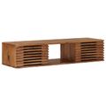vidaXL TV skrinka s úložiskom s dverami Prírodná 105 x 30 x 22,5 cm