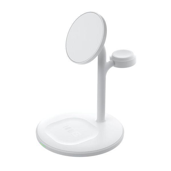 MSST-GC-3IN1-W Green Cell MagScape indukčný stojanový nabíjač 3v1 MagSafe pre iPhone, Apple Watch, A