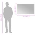 vidaXL LED kúpeľňové zrkadlo 100x60 cm