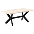 vidaXL Jedálenský stôl z mangovníkového dreva 180x90x75 cm