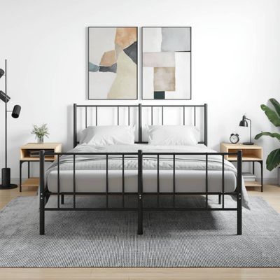 vidaXL Nočné stolíky 2 ks dub sonoma 40x41x50 kompozitné drevo