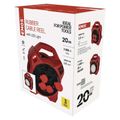 Predlžovací kábel EMOS P08420 na bubne 20 m / 3x1.5mm guma / 4 zásuvky s LED reflektorom