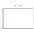 vidaXL Behúň MARSA Béžová 120 x 170 cm Polyester a PVC