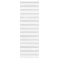 vidaXL Zebra roleta biela 70x200 cm šírka látky 65,9 cm polyester