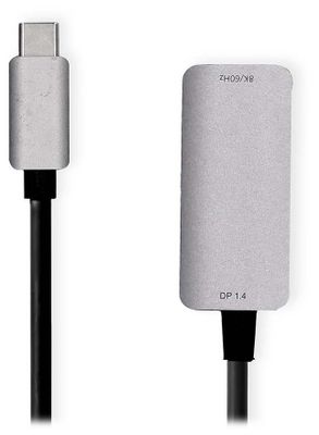 NEDIS kabelový adaptér USB-C/USB 3.2 Gen 1/ USB-C zástrčka - HDMI zásuvka/ okrúhly/ čierny/ BOX/ 20cm Adaptér, USB-C (M) na HDMI (F), okrúhly, čierny, 20cm