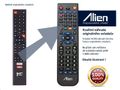 Diaľkový ovládač ALIEN GoSat GS5560 - náhrada