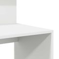 vidaXL Stôl Biela Kompozitné drevo 90 x 48 x 101,5 cm