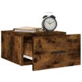 vidaXL Nástenné nočné stolíky 2 ks dymový dub 35x35x20 cm