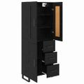 vidaXL Highboard 2 ks Čierny dub 69,5 x 34 x 180 cm