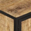 vidaXL TV skrinka 110x30x40 cm surový mangový masív