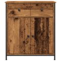 vidaXL Komoda staré drevo 70x30x80 cm kompozitné drevo