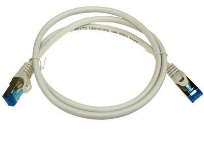UTP Patch kábel RJ45 SFTP6A 1,0m Cu 1:1 LSZH Šedý UTP Patch kabel RJ45 SFTP6A 1,0m Cu 1:1 LSZH Šedý