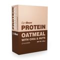 Proteínová ovsená kaša s chia a orechmi - GymBeam, čokoláda