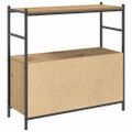 vidaXL Regál na knihy 80 x 30 x 78,5 cm Kompozitné drevo Remeselný dub