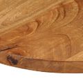 vidaXL Stolová doska Ø 60x2,5 cm okrúhla masívne mangovníkové drevo