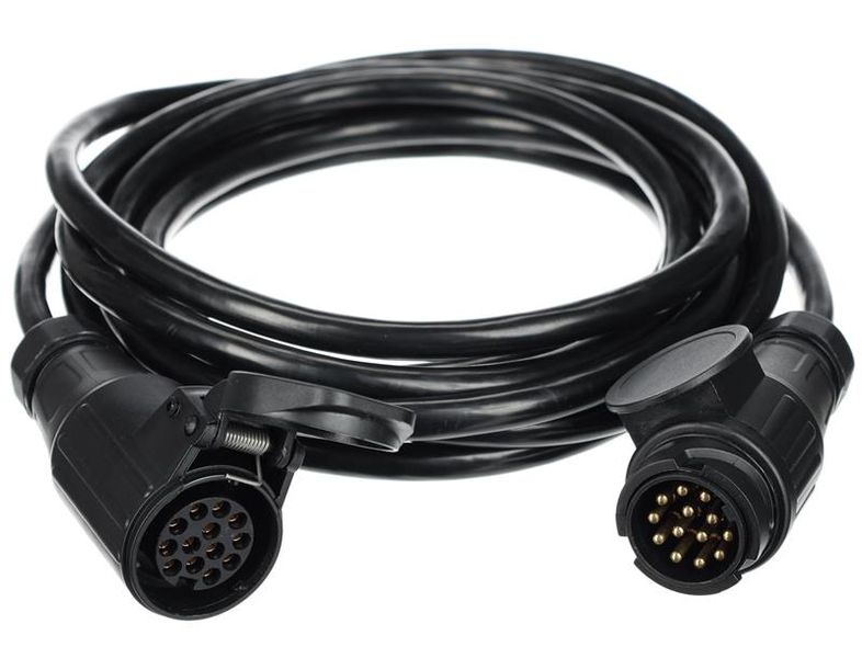 Prepojovací 13pin kábel - zavesená zásuvka + zástrčka TRAILER CABLE 8, 12V, 5m SIXTOL