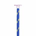 vidaXL Lodné lano modré 10 mm 500 m polypropylén