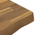 vidaXL Obdĺžnikový stôl 90 x 50 x 3,5 cm Obdĺžnikový Biela