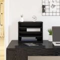 vidaXL Organizér na pult Čierny dub 36 x 26 x 29,5 cm Kompozitné drevo
