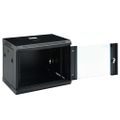 vidaXL 9U Nástenná serverová skriňa 19" 600x450x510 mm IP20