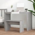 vidaXL Taburetka sivý dub sonoma 70x35x45 cm spracované drevo
