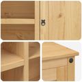vidaXL Kuchynský ostrovný set 2 ks Medový vosk 112 x 77 x 91,5 cm