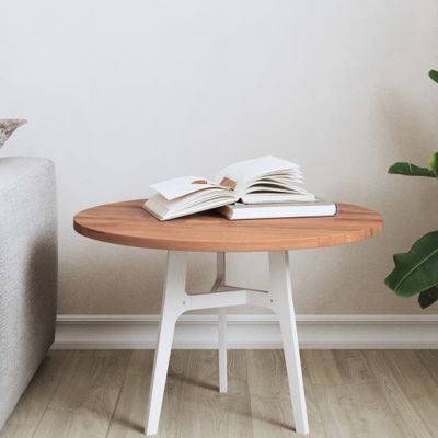 vidaXL Stolová doska Ø50x1,5 cm okrúhla masívny buk