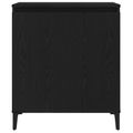 vidaXL Servírovacia skriňa Čierny dub 60 x 35 x 70 cm Kompozitné drevo
